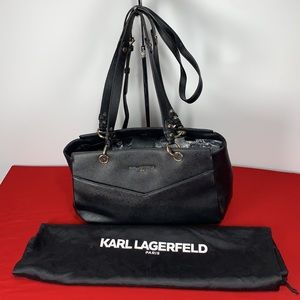 Karl Lagerfeld shoulder crossbody blk bag